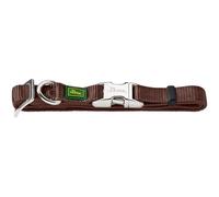 Hunter - Collar Vario Basic resealable aluminum M brown neck 40-55 cm
