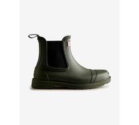 Hunter Commando Chelsea Boots Green Women - 36