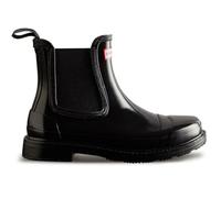 Hunter Womens Gloss Black Wfs1018Rgl-Blk Commando Gloss Chelsea Boots UK 6