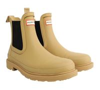 Hunter Commando Womens Brown Chelsea Boots - Size UK 3