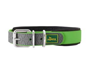 HUNTER Convenience Comfort Dog Collar Plastic Material Neoprene 45 S-M Apple Green