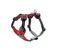 HUNTER Divo Dog Harness, S, 45-56 cm, Red/Grey