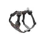 HUNTER Dog Harness, Brown/Grey, 56-73 cm