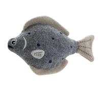Hunter Dog Toy Plush Skagen Flounder Gray 21Cm For Small Dogs