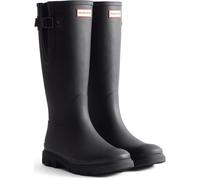 Hunter Downpour Adjustable Boot Rubber WoMens Black Wellington Boots - Size UK 6