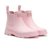 Hunter Downpour Chelsea Rubber Women's Parfait Pink Wellington Boots UK 6