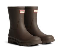 Hunter Downpour Short Boot Rubber Mens Chocolate Brown Wellington Boots - Size UK 9
