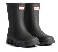 Hunter Downpour Short Insulated Boot Rubber Women's Black Wellington Boots UK 4