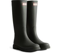 Hunter Downpour Tall Boot Rubber Womens Dark Olive Wellington Boots - Green - Size UK 6