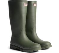 Hunter Downpour Tall Insulated Boot Rubber Mens Dark Olive Wellington Boots - Size UK 10