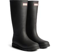 Hunter Downpour Tall Insulated Boot Rubber WoMens Black Wellington Boots - Size UK 7
