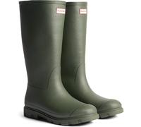 Hunter Downpour Tall Insulated Boot Rubber WoMens Dark Olive Wellington Boots - Size UK 7