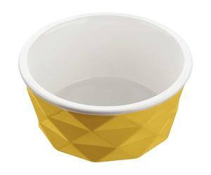 HUNTER EIBY Ceramic Bowl Food and Drinking Bowl Non-Slip 350ml Yellow