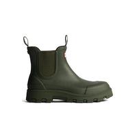 Hunter Elements Elastic Chelsea Wellignton Boot- Khaki, Khaki, Size 4, Women Khaki