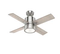 Ceiling fan with Remote control Beck Matt Nickel 107cm 42" Ceiling fan Light E27