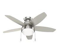 Hunter Fan Company 51223 Lilliana Ceiling Fan, 44, Brushed Nickel