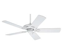 HUNTER FAN Maribel, 132 cm, Indoor/Outdoor Ceiling Fan with Pull Chain, White Finish and 5 Reversible Blades in White, Ideal for Summer or Winter, Model 50557