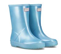 Hunter First Nebula Rubber Pool Blue Wellington Boots UK 5