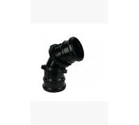 Hunter/FLOPLAST 110mm (0-90 Degree Adjustable Spigot Bend) Black Soil Pipe and Fittings Select Individual Parts as Required. SP560 D560 MFBS