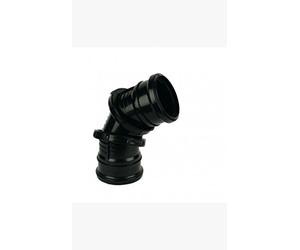 Hunter/FLOPLAST 110mm (0-90 Degree Adjustable Spigot Bend) Black Soil Pipe and Fittings Select Individual Parts as Required. SP560 D560 MFBS