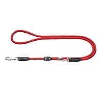 HUNTER Freestyle Adjustable Dog Leash | Non-slip rope, fully adjustable, weatherproof, easy to clean, colour: red, size: 8/260