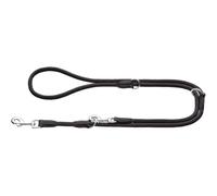 Hunter Freestyle Adjustable Leash, 8 mm Diameter x 200 cm Length, Black