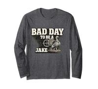 Hunter Funny Turkey Hunting Bad Day to Be A Jake Long Sleeve T-Shirt