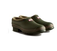 Hunter Gardener Neo Lined Mens Clog 12 Dark Olive/Clay