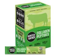 Hunter & Gather Bovine Collagen Powder 30 x 6.5g Sachets | Pure Unflavoured Premium Hydrolysed Bovine Collagen Peptides Powder for Hair