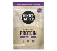 Hunter & Gather Cacao Grass Fed Beef Protein Powder 400g | 20g Protein per Serving | No Artificial Sweeteners or Fillers | Lean Muscle Growth | Dairy Free | Naturally Easy to Digest