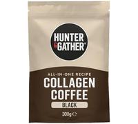 Hunter & Gather Collagen Black Coffee Powder 300g All-in-One Recipe | Pure Unflavoured Premium Hydrolysed Bovine Collagen Peptides Powder for Hair Skin Nails Muscles, Grass Fed