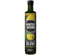 Hunter & Gather Extra Virgin Olive Oil - 500ml | Organic and Cold Pressed | Perfect for Drizzling, Dipping and Dressing | Keto, Low Carb & Paleo