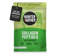 Hunter & Gather Grass Fed Bovine Collagen Powder 400g | 100% Unflavoured Hydrolysed Collagen Peptides | Hair, Skin, Nails & Gut Health | Type 1 & 3 Collagen I High Protein Supplements for Women & Men