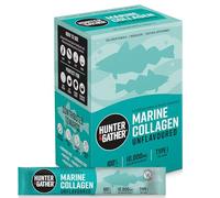 Hunter & Gather Marine Collagen Powder 30 x 5g Sachets | Pure Unflavoured Hydrolysed Wild Caught Marine Collagen Peptides Powder for Hair Skin Nails Muscles | Collagen Supplements for Women and Men