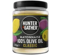 Hunter & Gather Olive Oil Mayonnaise 250g | Made with Olive Oil & British Free Range Egg Yolk | Paleo, Keto, Sugar and Gluten Free Olive Oil Mayo