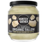 Hunter & Gather Organic Beef Tallow from Grass Fed British Cows 450g | Gluten Free, Seed Oil Free | Keto, Low Carb, Paleo I Ancestrally Inspired