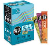 Hunter & Gather Restore Electrolytes Sachets x 30, with Natural Monk Fruit