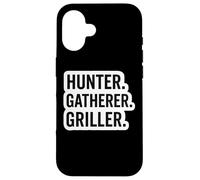Hunter Gatherer Griller Master Carnivore Diet Funny BBQ Joke Case for iPhone 16
