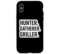 Hunter Gatherer Griller Master Carnivore Diet Funny BBQ Joke Case for iPhone X/XS