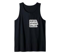 Hunter Gatherer Griller Master Carnivore Diet Funny BBQ Joke Tank Top