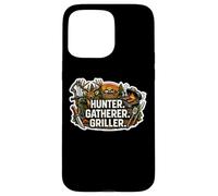 Hunter Gatherer Griller Master Carnivore Diet Funny BBQ Meat Case for iPhone 15 Pro Max