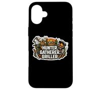 Hunter Gatherer Griller Master Carnivore Diet Funny BBQ Meat Case for iPhone 16 Plus