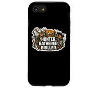Hunter Gatherer Griller Master Carnivore Diet Funny BBQ Meat Case for iPhone SE (2020) / 7/8