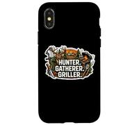 Hunter Gatherer Griller Master Carnivore Diet Funny BBQ Meat Case for iPhone X/XS