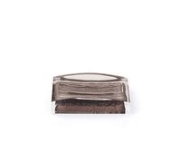 HUNTER Gedy Antares Soap Dish, Resin, Brown, 7.5 x 11.2 x 2.7