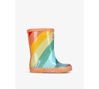 Hunter Girls Mult/other Kids’ First Classic Glitter-embellished Rubber Wellington Boots Eur 34 / 2 Uk Adult