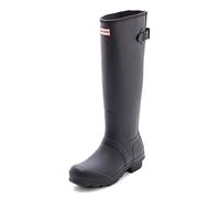 Hunter Womens Matt Navy Original Tall Back Adjustable Wellington Boots UK 3