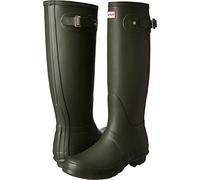 Hunter Girl's Wellington Boots, Green Dark Olive, 3 UK