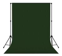 Hunter Green Floral Petals Pattern Lightweight Photo Backdrop Soft Background For Indoor Shooting, Party & Live Streaming - 5x7ft