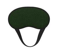 Hunter Green Floral Petals Pattern Print Blackout Sleep Mask - Side Sleeper Eye Cover, Soft Comfort, Perfect for Travel, Meditation